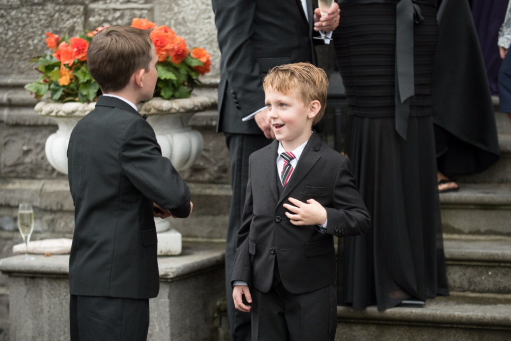 luttrellstown castle wedding photos by the fennells-pageboy