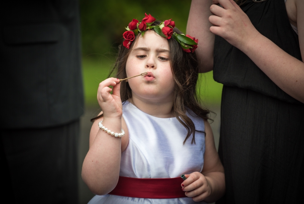 luttrellstown castle wedding photos by the fennells-flowergirl