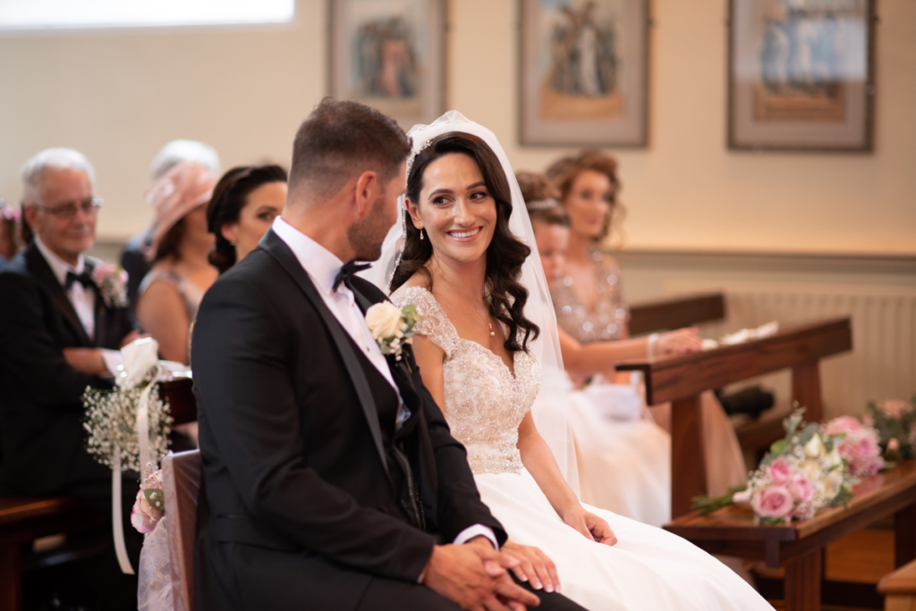 radisson blu wedding loving glance from bride to groom