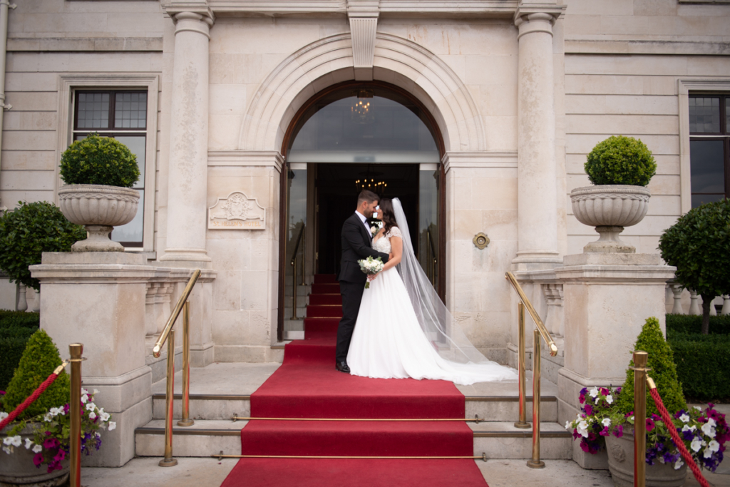 radisson blu wedding front door at radisson blu saint helens