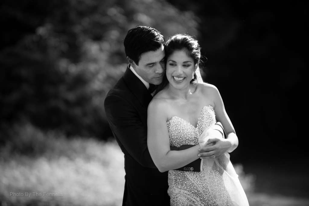 James Stewart singing to Sarah Roberts during their photoshoot at Luttrellstown Castle