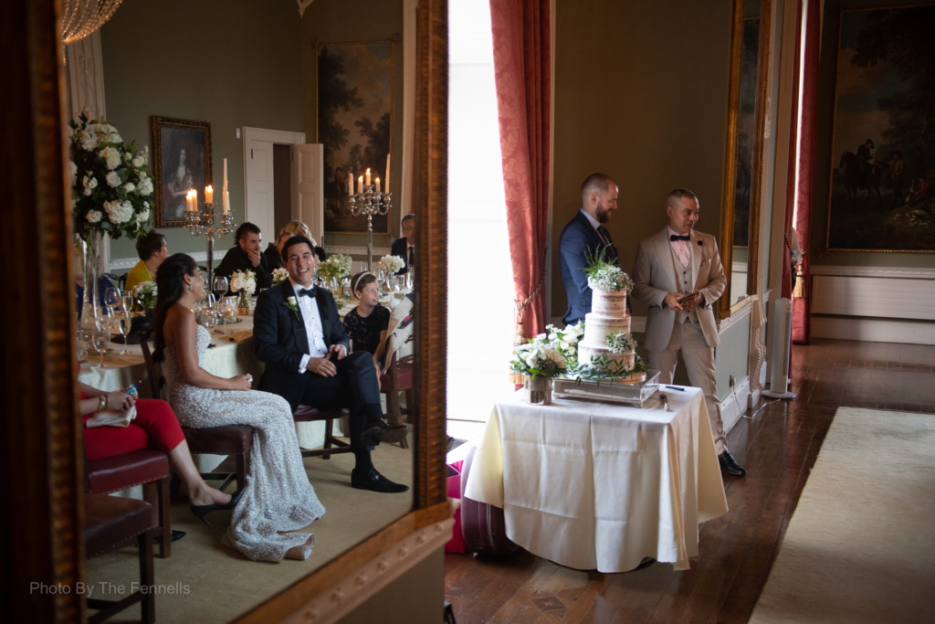 Sarah Roberts brother giving his wedding speech at their wedding