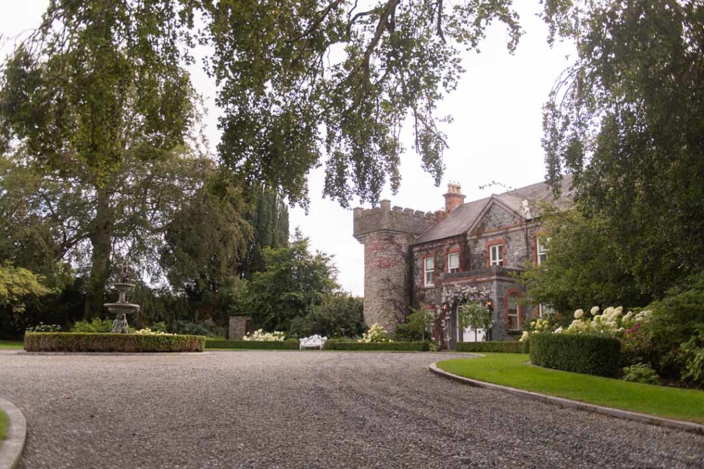 Ballymagarvey village front of house in summer