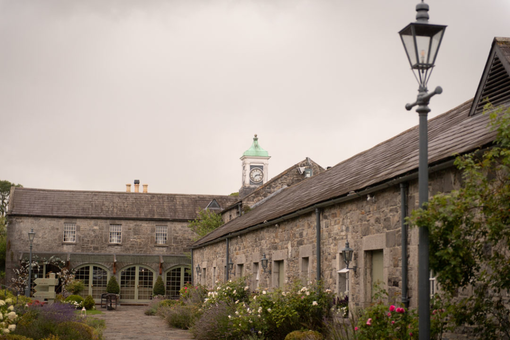 Ballymagarvey village courtyard in summer