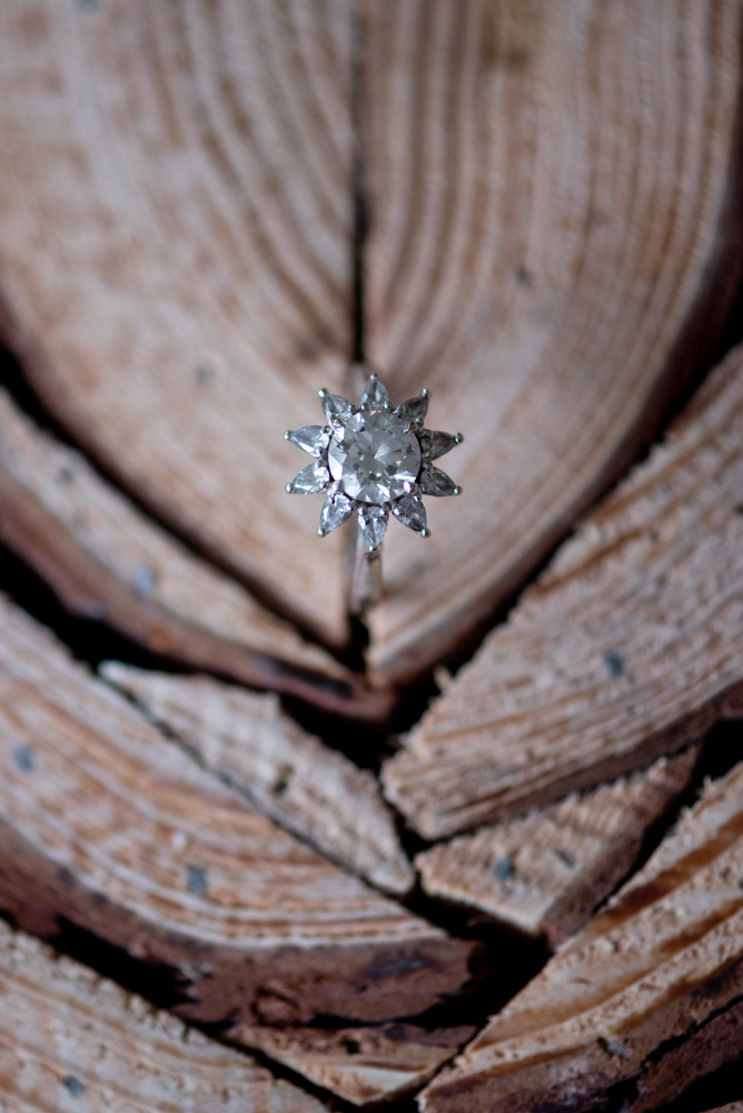 Diamond engagement ring