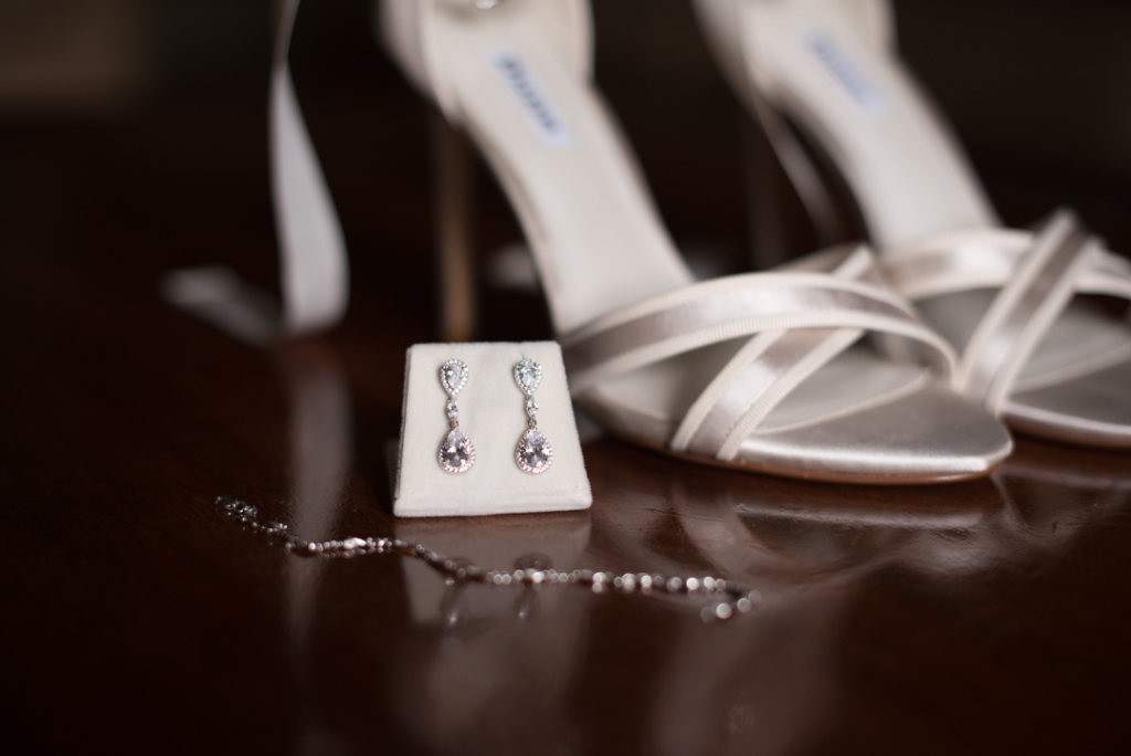 Brides diamond earrings