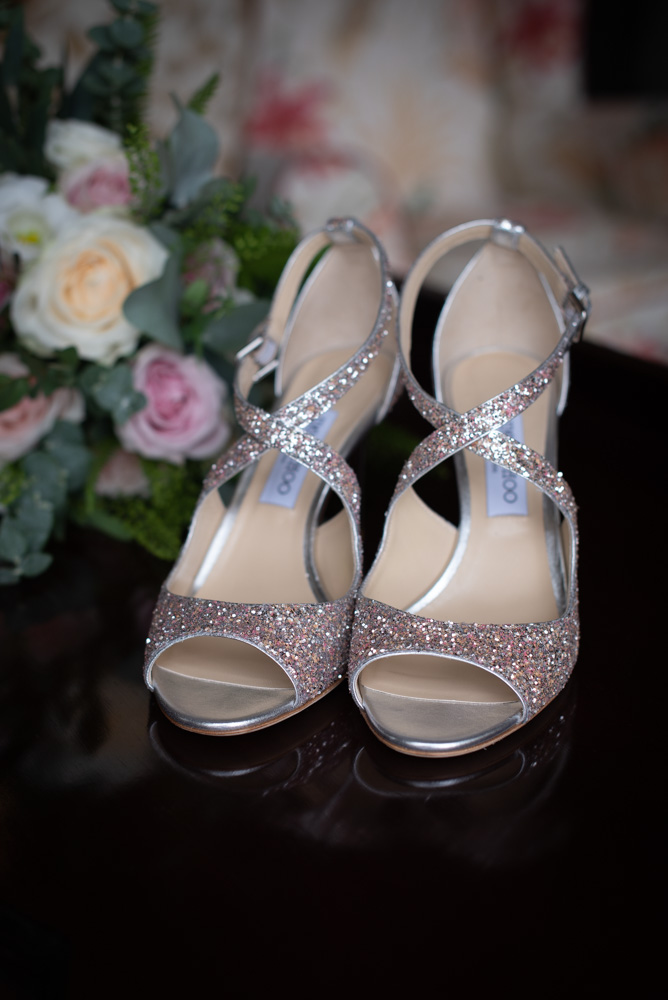 Brides jimmy choo wedding shoes